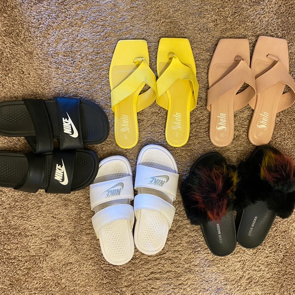 Nike Shoes - 🌸Ladies Slides for Summer (Bundle of 5) all size 8 pre owned good condition